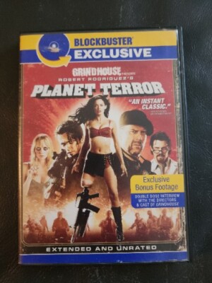 Planet Terror DVD 2007 Blockbuster Exclusive Extended Unrated Widescreen