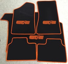 Autoteppich Kofferraummatte Fußmatten Set für Opel Manta B GT/E orange 5teilig