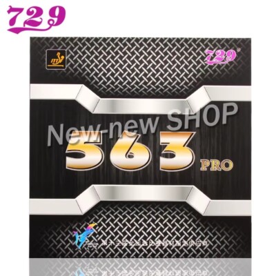 Table Tennis 729 Friendship 563 PRO Short/Medium Pips Black