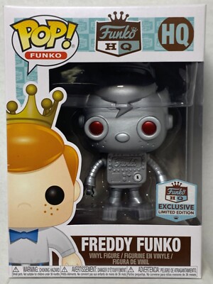 Funko Pop! Freddy Funko Robot HQ Exclusive 2017 NEU mit Protector