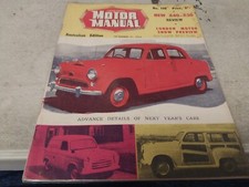 Oct 1954 Motor Manual Magazine CHEVROLET,  Citroen,  Austin A50 A30 Countryman
