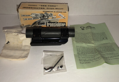 Ironsighter 430 See-Thru Scope Mount Black S&W 19, 29, 57