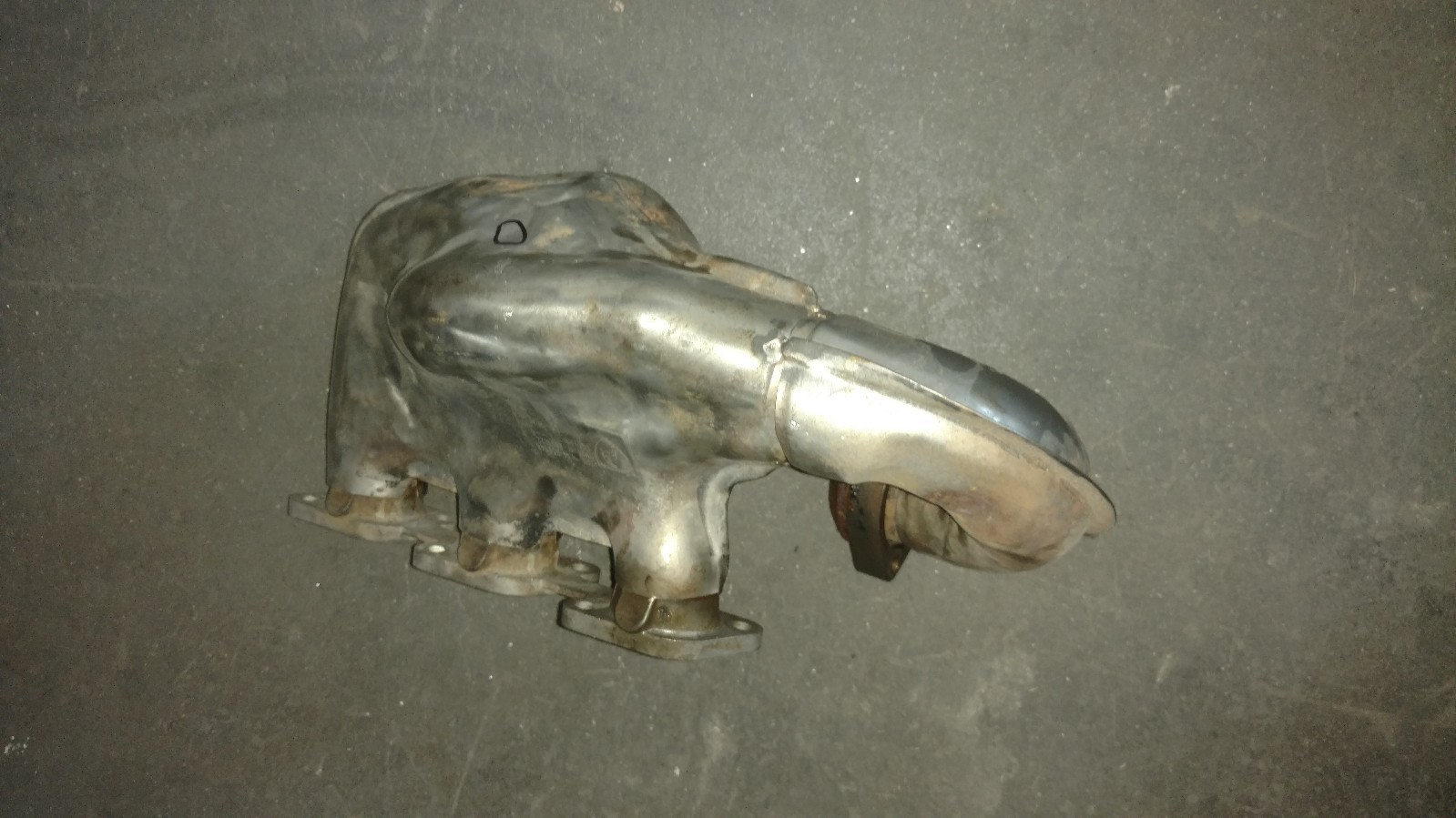 LAMBORGHINI MURCIELAGO LP640 LEFT SIDE EXHAUST MANIFOLD OEM 07M253033A