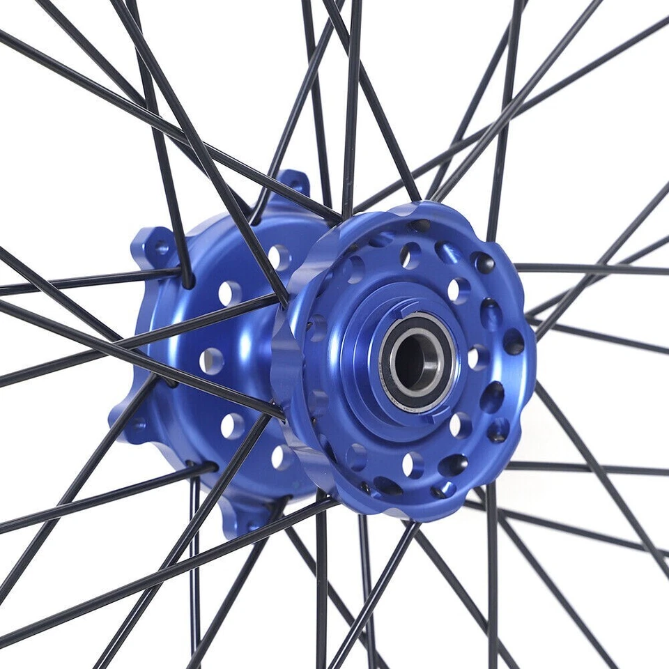 Juego de llantas con radios CNC Yamaha 21" 18" WR250F 2015-2019 WR450F 2012-2018 Foto 4 de 4