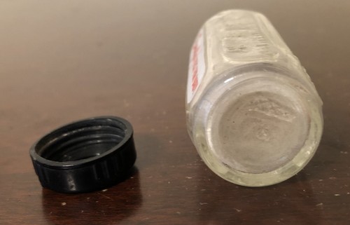 Vintage Miniature Salesman Sample Size Evenflo Glass Baby Bottle 3" - Picture 8 of 8