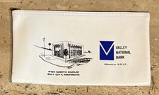 Valley National Bank bag Bay City Michigan Made in USA Curtis Inc. 10-1/2” x 6”