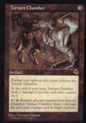 Torture Chamber - Tempest: #313, Magic: The Gathering Nm R50
