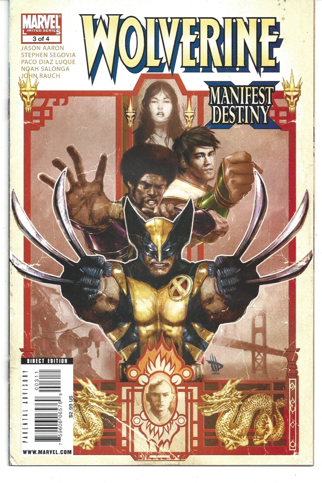 Wolverine Manifest Destiny 3 Dave Wilkins Cover