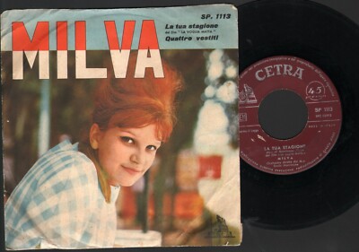 MILVA-OST-LA TUA STAGIONE LA VOGLIA MATTA-MORRICONE-SALCE-MIGLIACCI 45 ITALIA 62