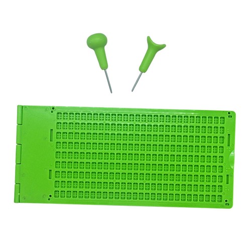OUTIL PORTABLE D'ÉCRITURE En Braille Ardoise Pour Toilettes à Domicile EUR 8,92 - FR