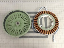 Conjunto de motor de estator rotor lavadora Maytag Whirlpool Kenmore W10453672 W10453673