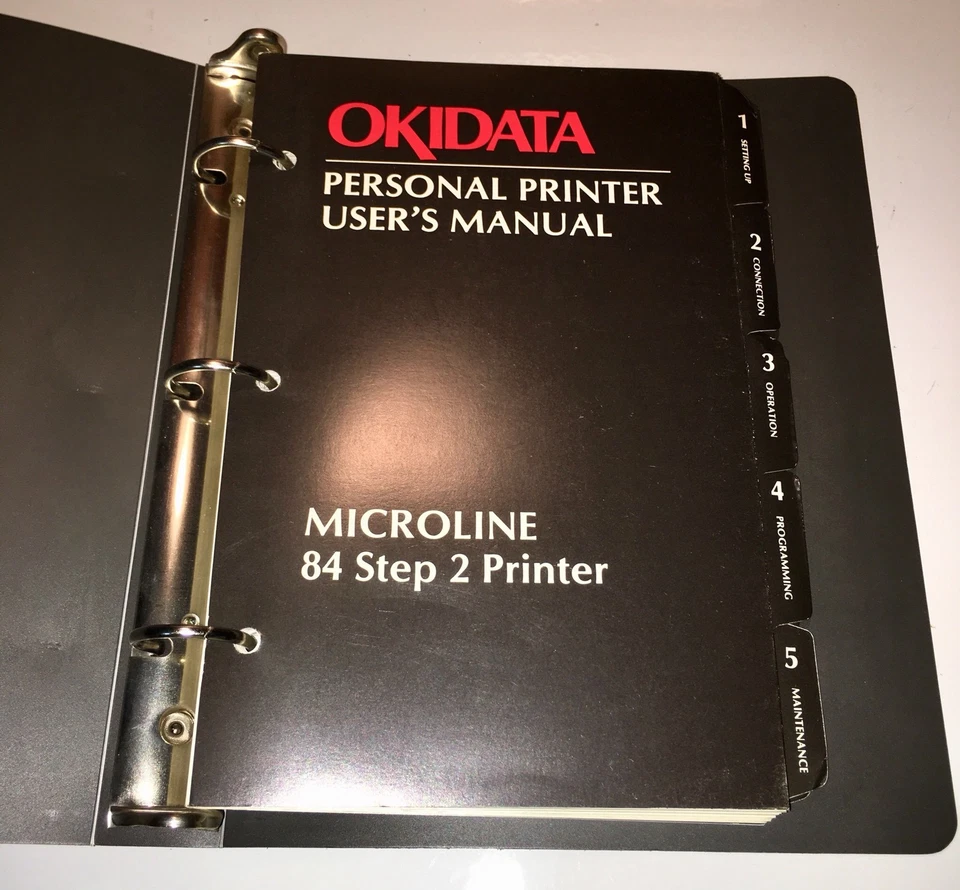 Okidata Microline 84 Step 2 Printer Manual - Image 2 of 4