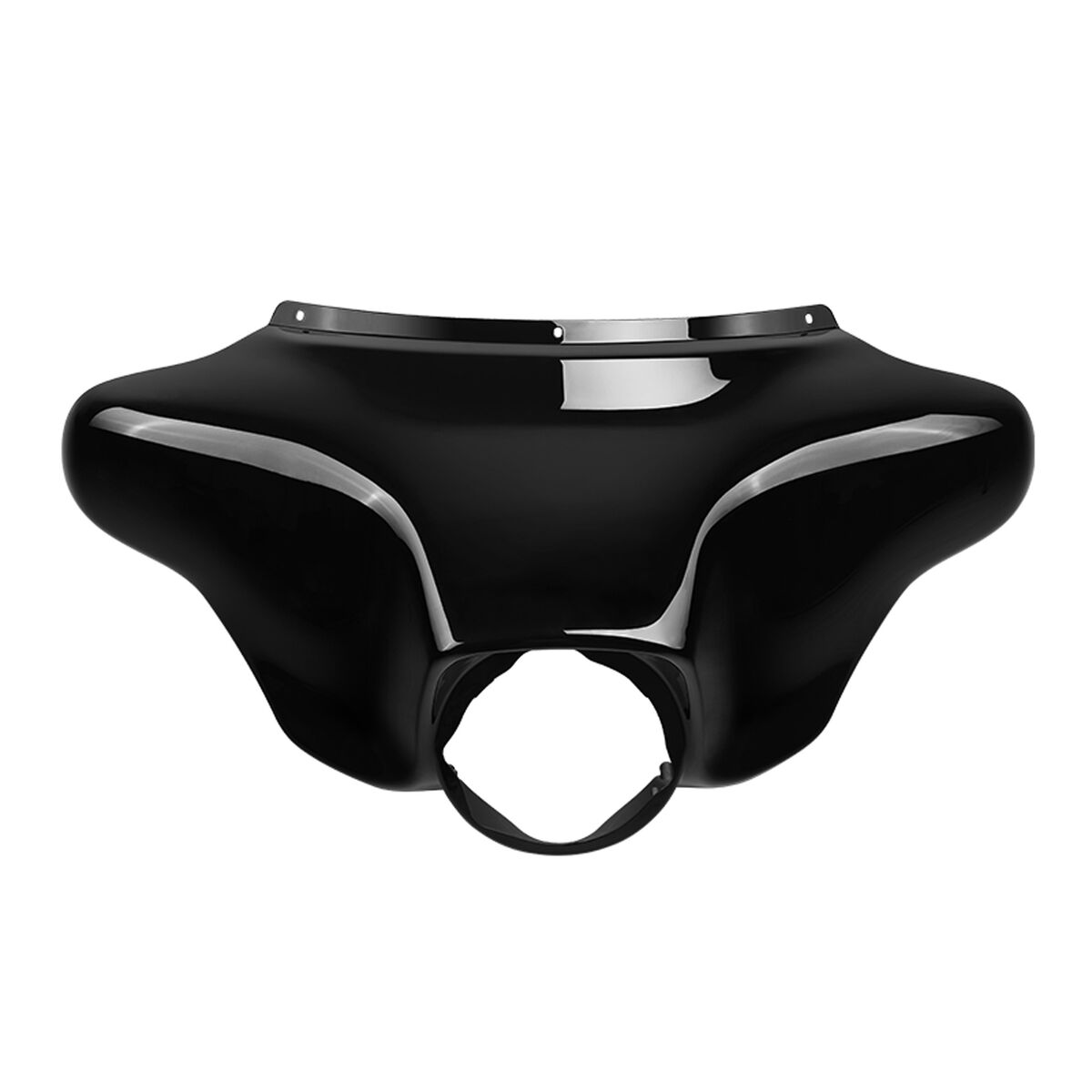 Black Front Batwing Upper Outer Fairing Fit For Harley Black Front Batwing Upper Outer Fairing Fit For Harley