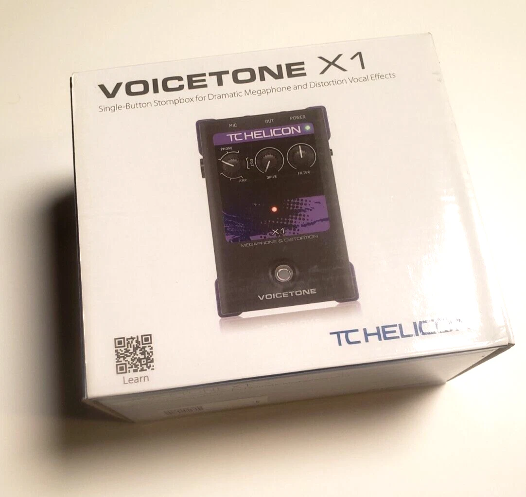 TC Helicon Voicetone X1 Vocal Distortion Effect Pedal
