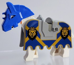 LEGO Horse Barding, Armor Lion Heads Knights Kingdom I King Leo's Castle 6091