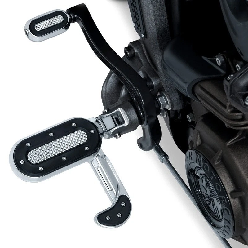 For Indian Chief 14-20 Kuryakyn Heavy Industry Shift & Brake Peg Satin Black — 第 4/4 张图片