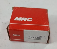 1 NEW MRC R12RS RADIAL DEEP GROOVE BALL BEARING NIB ***MAKE OFFER***