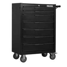Tool Cabinet Tool Cart 24.2inch With Drawers And Wheels, Metal Rolling Tool Box 