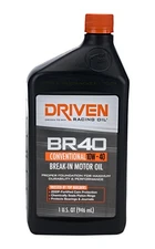 Driven Racing Oil BR40 10w40 Petroleum Oil 1 Qt. Break In Oil 03706
