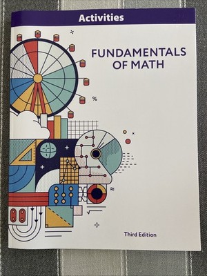 NEW BJU Press 7th grade FUNDAMENTALS OF MATH STUDENT ACTIVITIES 3rd Ed 522292