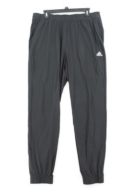 Adidas Essential Golf Joggers Pants Mens Large Black Performance Athleisure