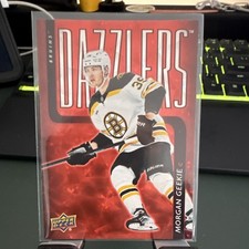 Upper Deck Series 1 Hockey 2025-26 Morgan Geekie DZ-5 Dazzlers Red Bruins