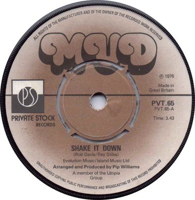 Mud - Shake It Down (7'', Single)