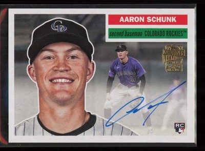 Aaron Schunk 2025 Topps Archives Fan Favorites Autograph 56FFA-ASC NM