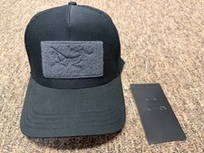 UNICORNIO Arcteryx HOJA SMU Negro Marketing Ala Curva Gorra Camionero LOBO