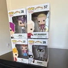 Funko Pop! Animation Futurama Leela Fry Bender Zapp Vinyl Figure Set Box Damaged