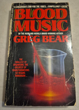 Blood Music by Greg Bear Mass Market Paperback Science Fiction Cyberpunk