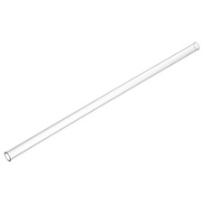 Clear Rigid Tubing 8mm x 12mm x 1Ft Length Round Plastic Polycarbonate Tube