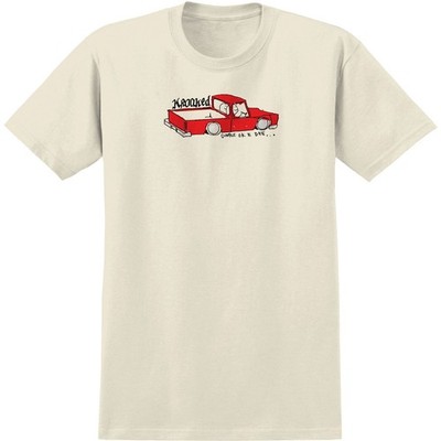 Krooked Skateboards Shirt Double OK Cream