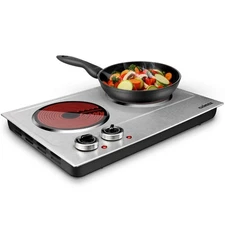Electric Infrared Portable Countertop Burner Stainless