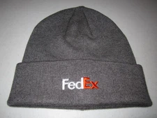 FedEx Beanie Winter Knit Cap Hat Uniform Branded Apparel Brand New Great Price!