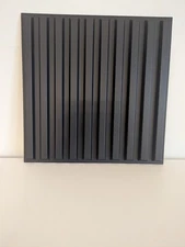 3D Slat Wall Panels 12 x 12 Inch PVC Fluted Textured Panels 30 PIECES NIB