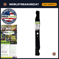 21" Mulching Blade USA Made - Heavy-Duty Lawn Mower Replacement Part, Sharp & Du