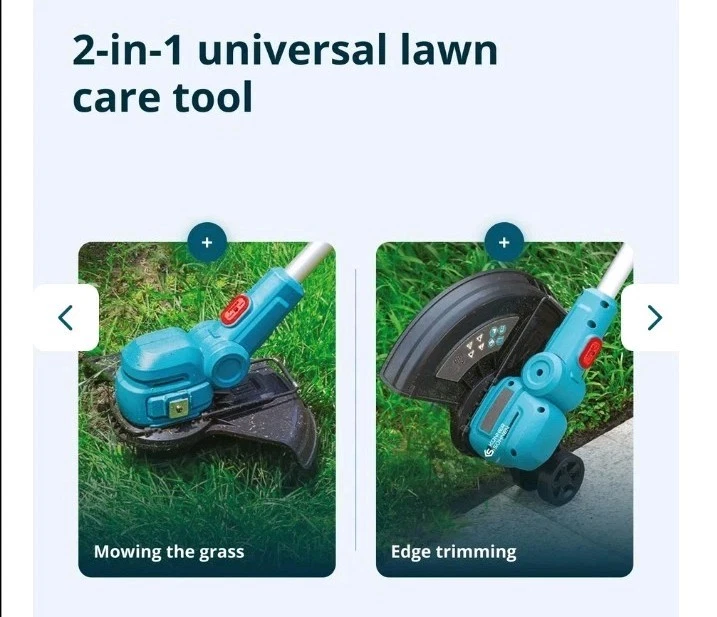 Recortadora/bordeadora de cuerda inalámbrica Enhulk de 12 pulgadas, batería Weed Wacker Eater de 20 V... Foto 2 de 4