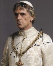 Jeremy Irons signed autograph 20x25cm THE BORGIAS in person autograph COA