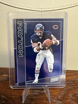 Walter Payton 2025 Panini National Convention Silver Px #25 Blue #/50 BEARS