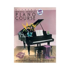Alfred's Basic Adult Piano Course Lesson Book 1 DVD