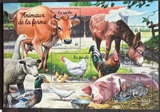 2004 YT 3662 A 3665  Animaux De La Ferme - Bloc Feuillet    / Neuf **