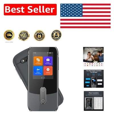 Portable W09 PRO Translator Device - Fast 144 Language Support, No WiFi Required