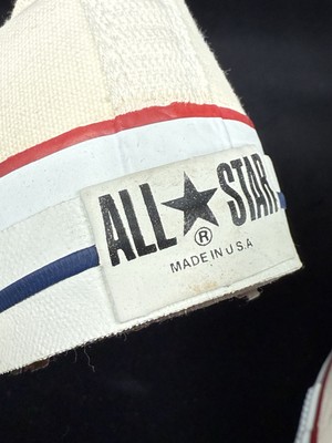 Vintage Converse All stars USA Made 1978 Oxford Basketball White