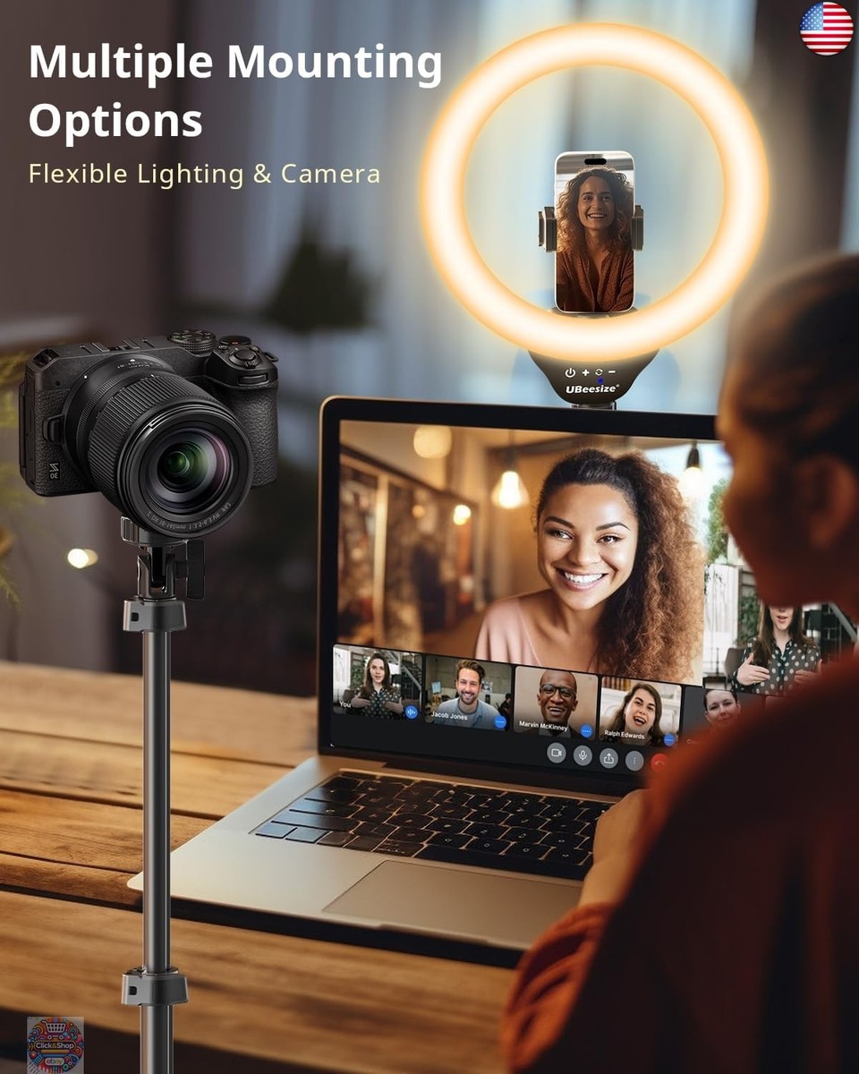 Selfie Light Ubeesize Ring Light Tripod Phone Holder UBeesize 12