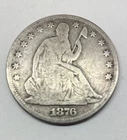 1876  Seated Liberty Half Dollar (silver)