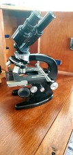 Antique Carl Zeiss Jena No. 279424 microscope and original box Stage No. 55607