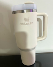 Stanley Quencher 40oz White Insulated Tumbler w/ Handle Slide Lock Lid