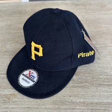 Pittsburgh Pirates Vintage BLOCK Logo Xers Hat Cap Snapback 1990s MLB Y2K “SEE”