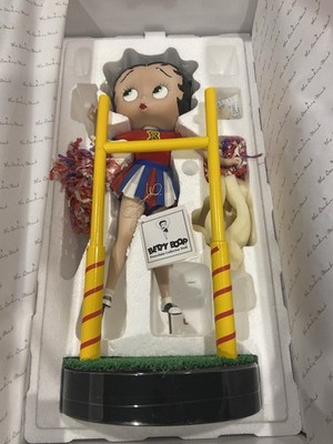 DANBURY MINT Betty Boop Cheerleader 14  Porcelain Collector Doll NEW IN BOX